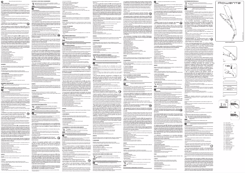 Imagen de la primera página del manual del dispositivo Express Style XL SF1920