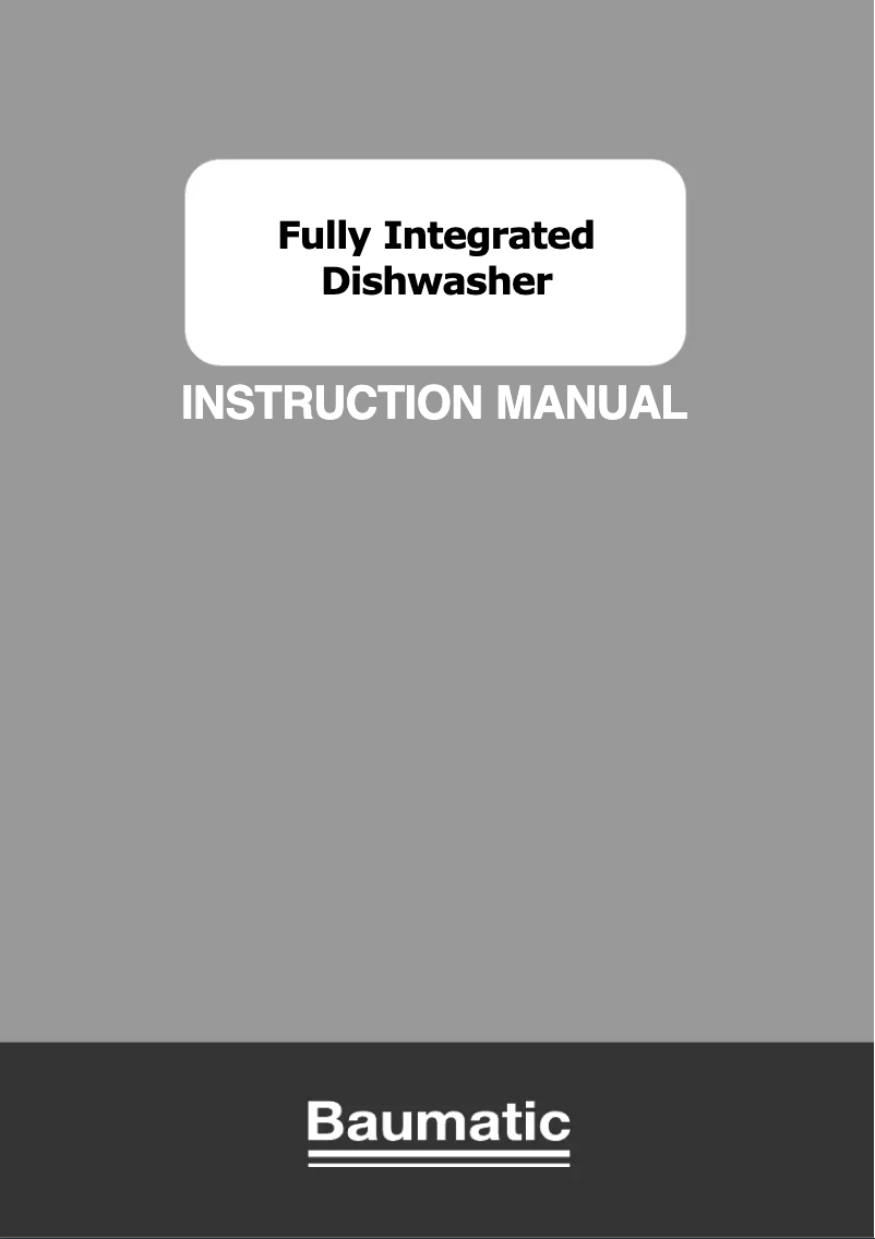 Página 1 del manual Manual de usuario Baumatic BI 6E4LB-80