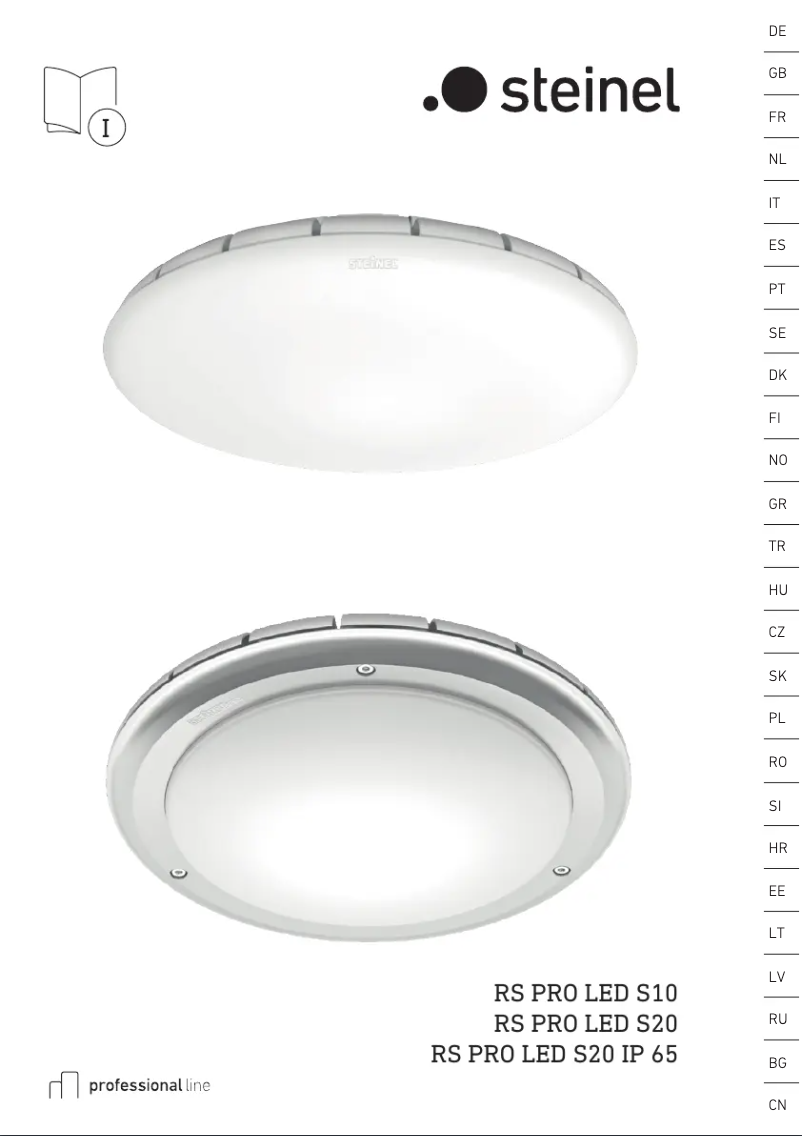 Página 1 del manual Manual de usuario Steinel RS PRO S20 SC