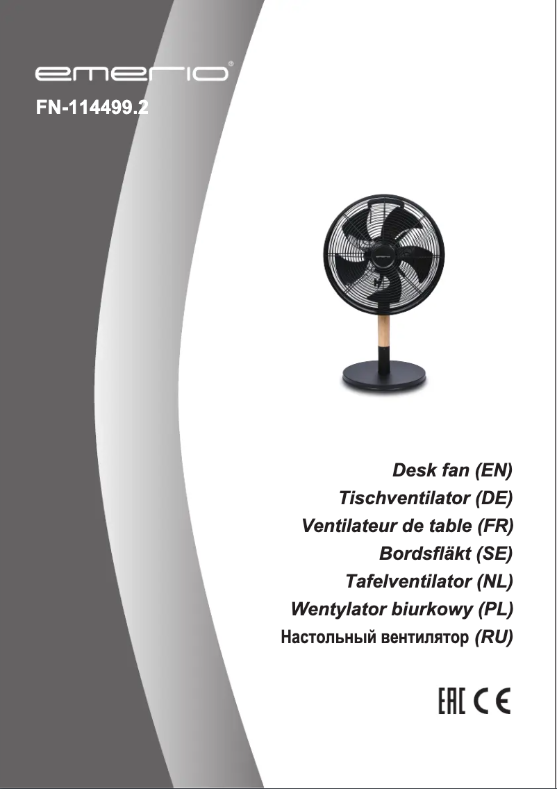 Imagen de la primera página del manual del dispositivo FN-114499.2