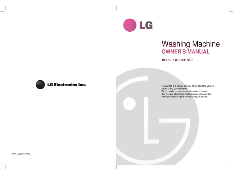 Imagen de la primera página del manual del dispositivo WF-1011STP