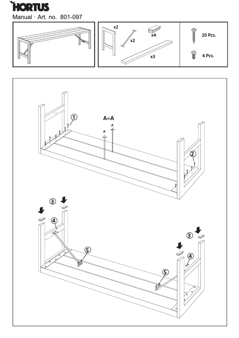 Página 1 del manual Manual de usuario Hortus 801-097