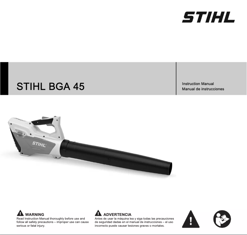 Página 1 del manual Manual de usuario Stihl BG 45