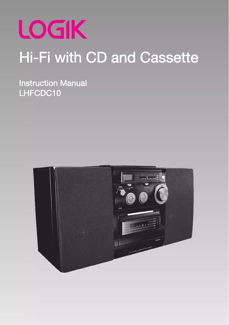 Imagen de la primera página del manual del dispositivo LHFCDC10