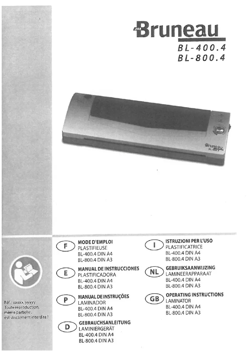 Página 1 del manual Manual de usuario Bruneau BL-800.4