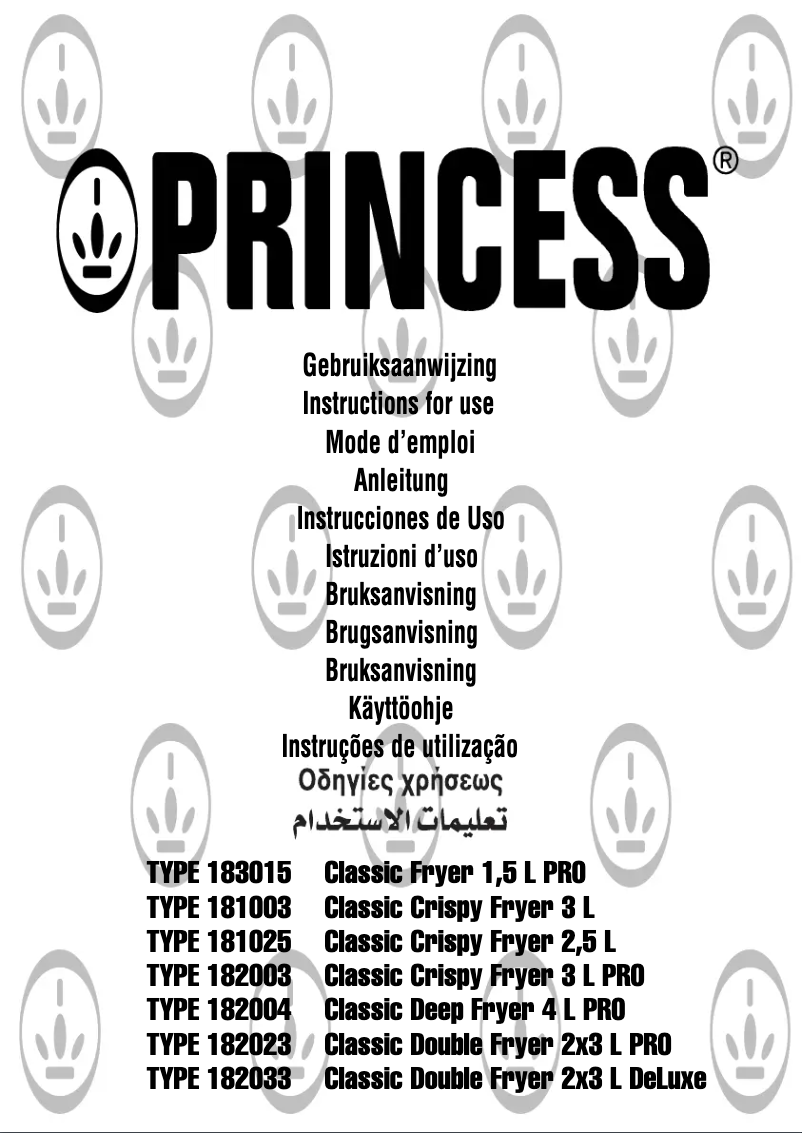 Imagen de la primera página del manual del dispositivo 181025 Classic Crispy