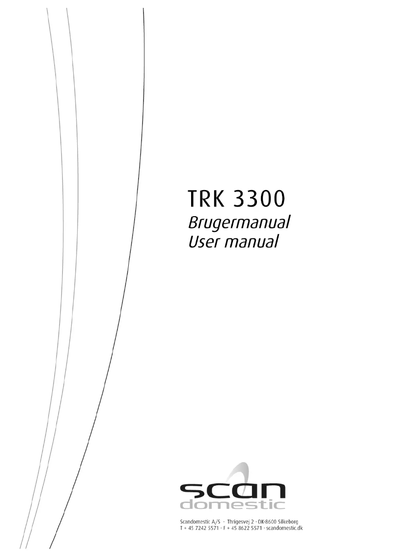 Imagen de la primera página del manual del dispositivo TRK 3300