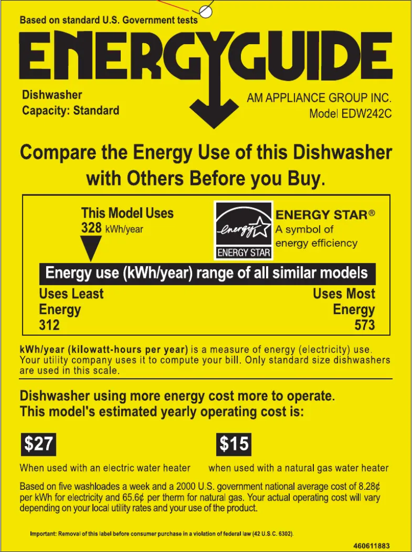 Imagen de la primera página del manual del dispositivo GSDA100KWW