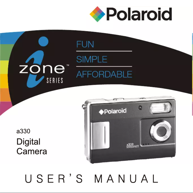 Página nº 1 - Manual de usuario Polaroid izone a330