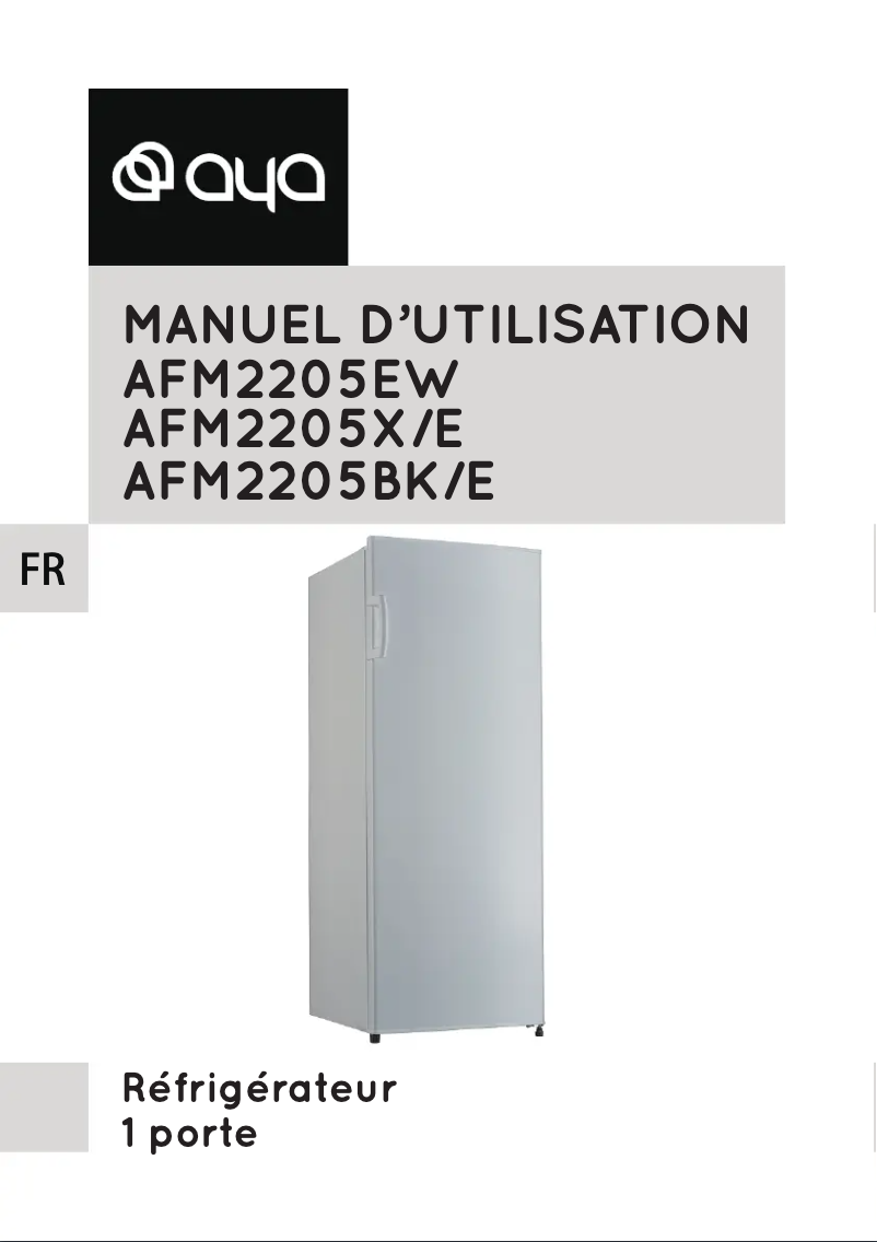 Imagen de la primera página del manual del dispositivo AFM2205EW