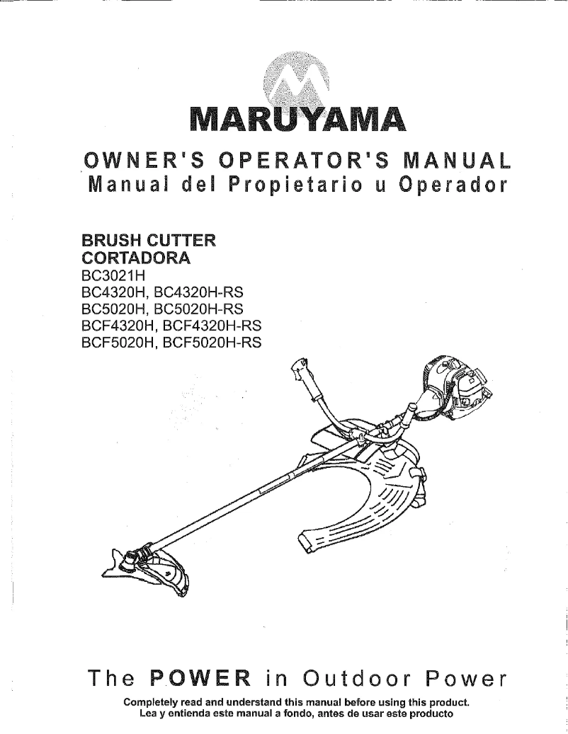Imagen de la primera página del manual del dispositivo BC5020H