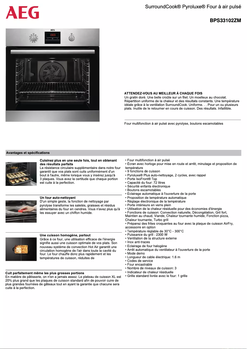 Imagen de la primera página del manual del dispositivo BPS33102ZM