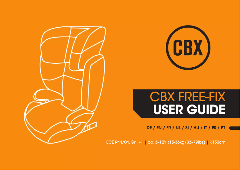 Página 1 del manual Manual de usuario Cybex Free-Fix