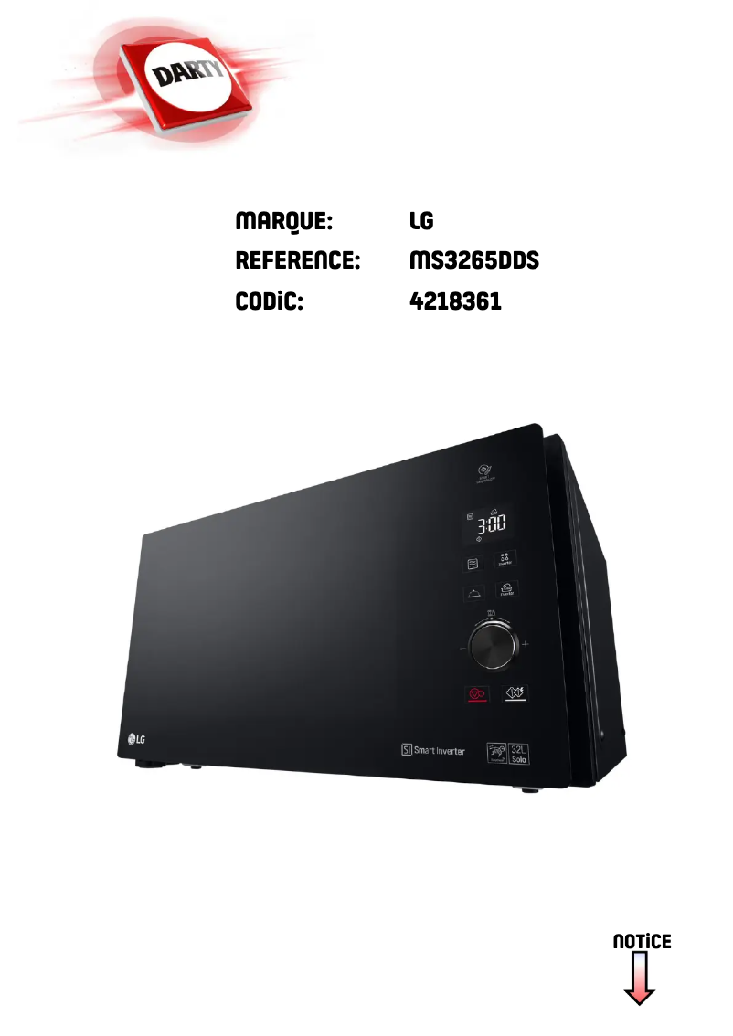 Página 1 del manual Manual de usuario LG MS3265DDS