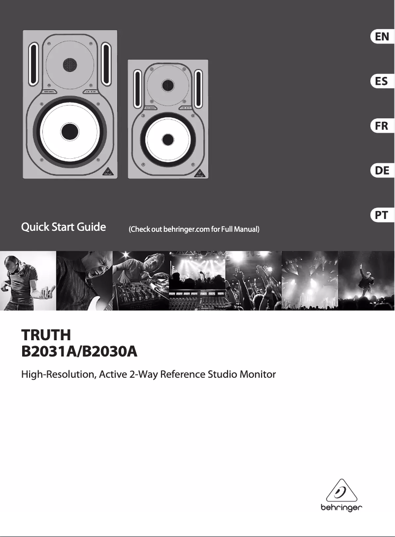 Imagen de la primera página del manual del dispositivo TRUTH B2031A