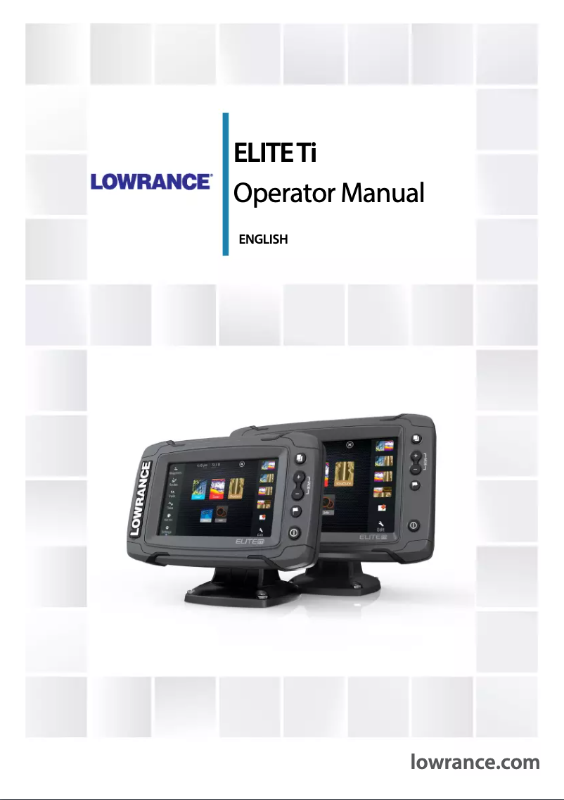 Página 1 del manual Manual de usuario Lowrance Elite-7 Ti
