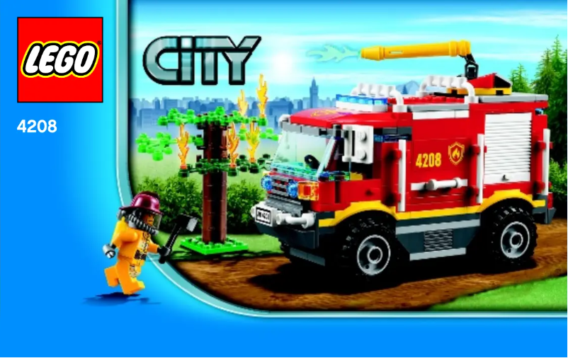 Página 1 del manual Manual de usuario Lego 4x4 Fire Truck