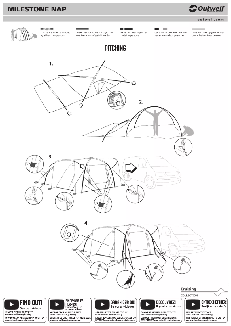 Imagen de la primera página del manual del dispositivo Milestone Nap