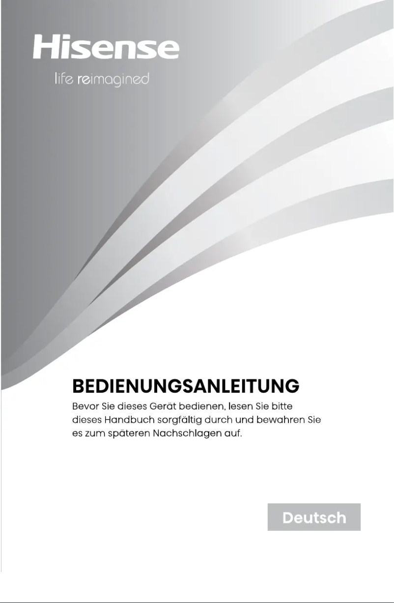 Página 1 del manual Manual de usuario Hisense RQ758N4SWSE