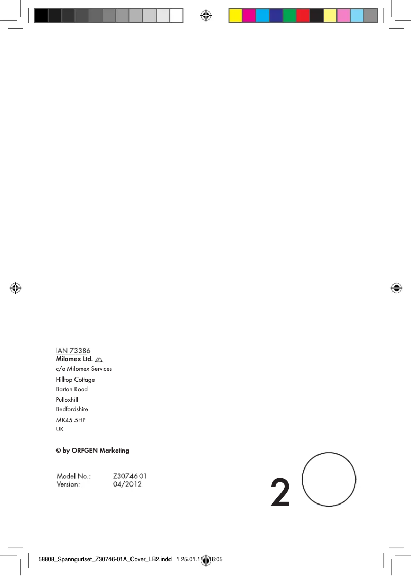 Imagen de la primera página del manual del dispositivo IAN 73386