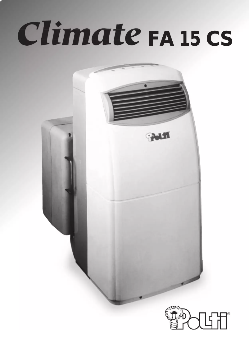 Imagen de la primera página del manual del dispositivo Climate FA 15 CS