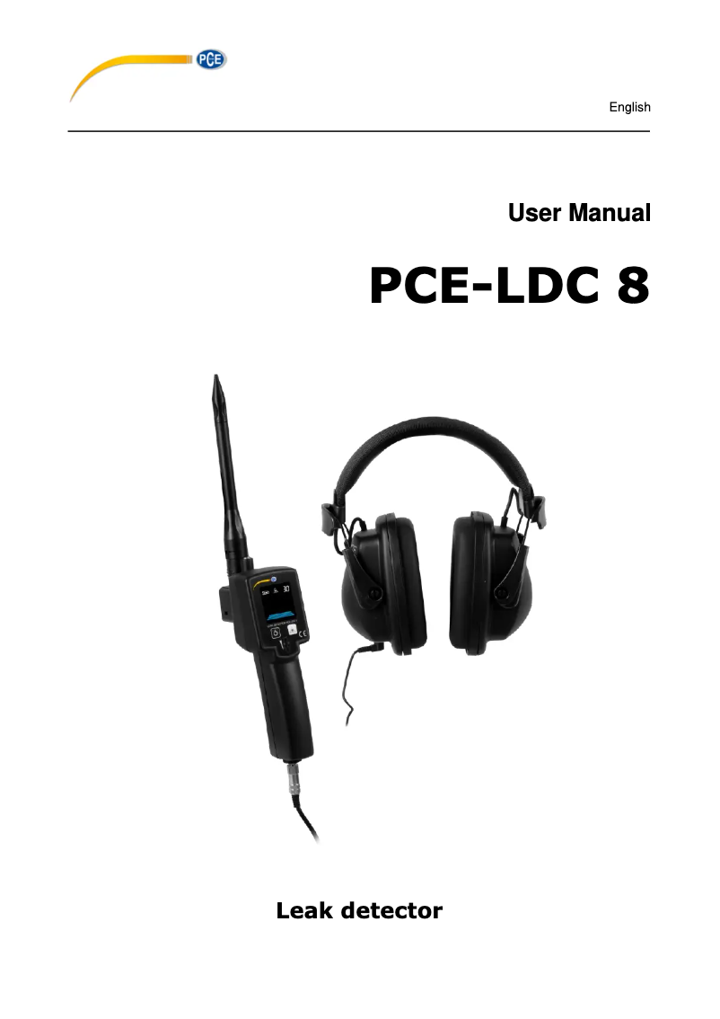 Página 1 del manual Manual de usuario PCE Instruments PCE-LDC 8