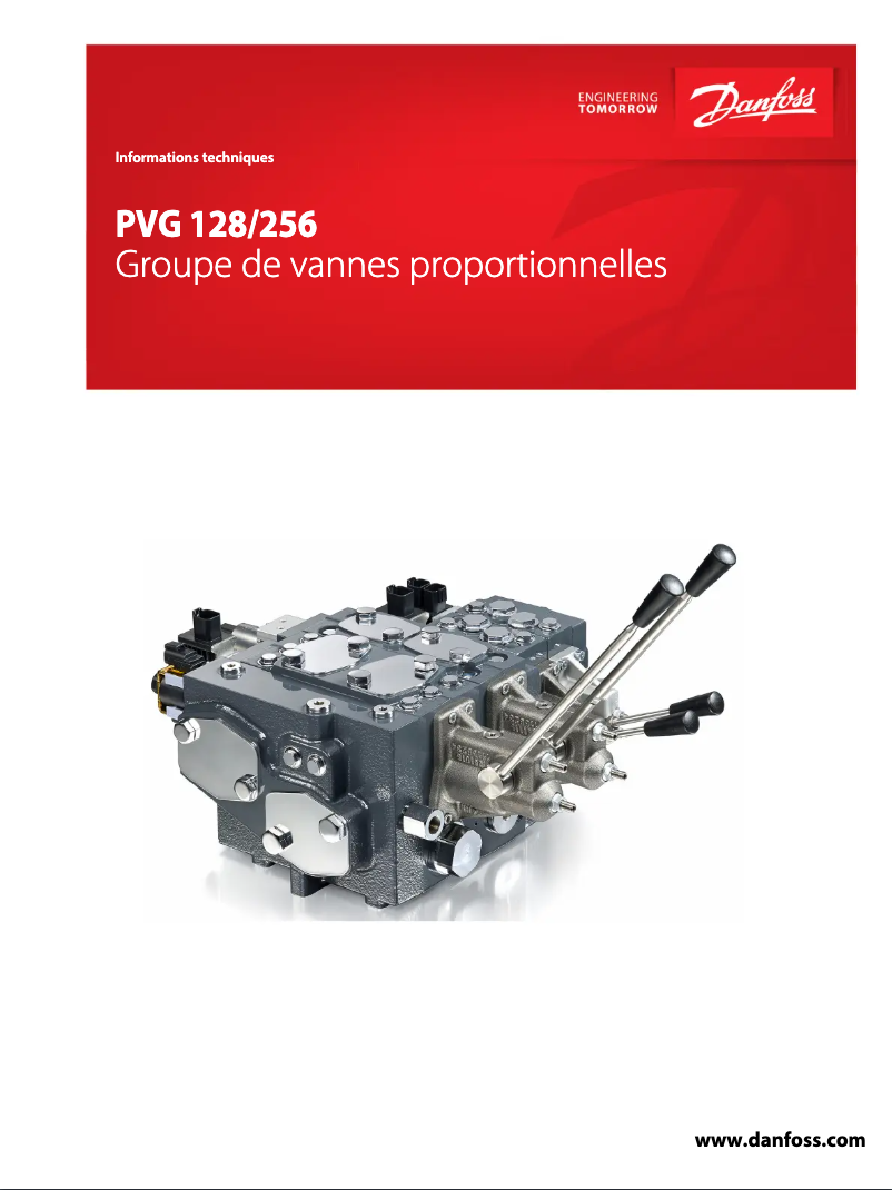 Página 1 del manual Manual de usuario Danfoss PVG 128