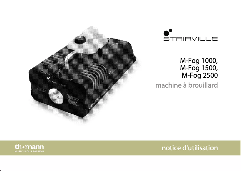 Imagen de la primera página del manual del dispositivo M-Fog 2500