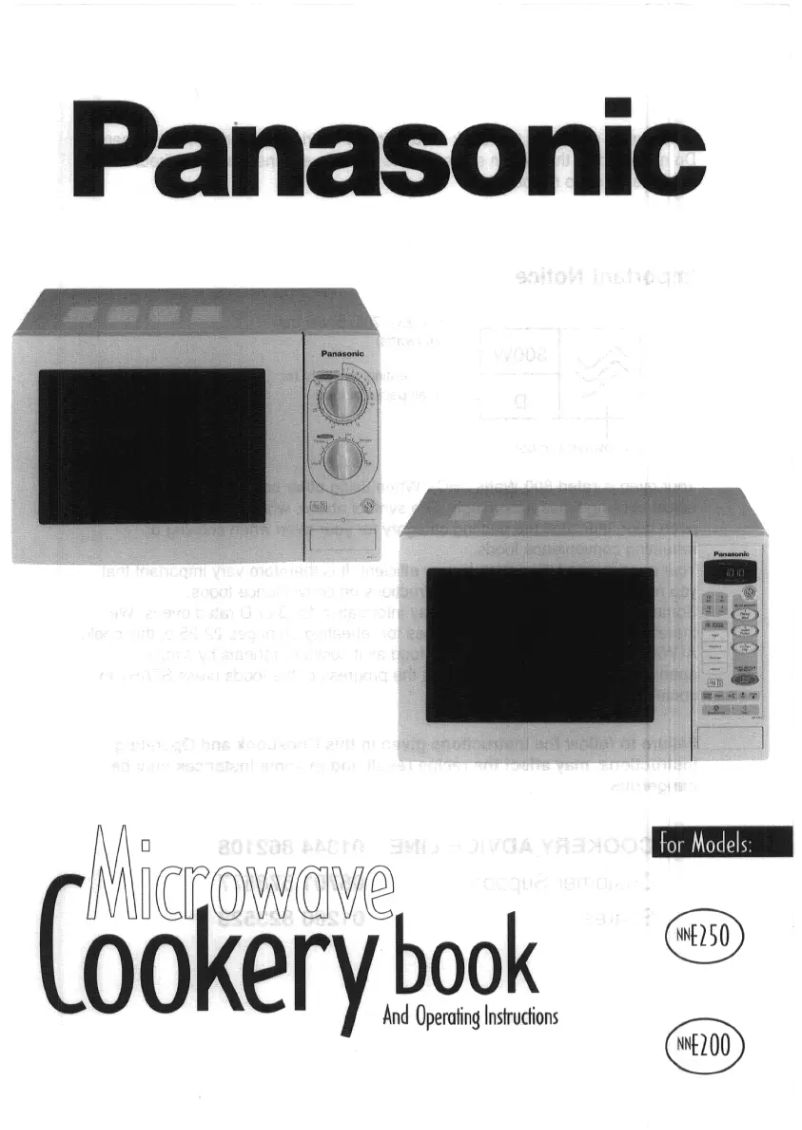 Imagen de la primera página del manual del dispositivo NN-E200WB