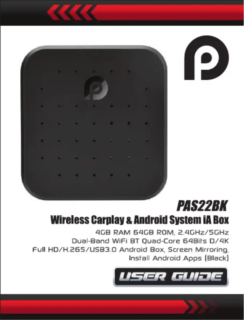 Página 1 del manual Manual de usuario Pyle PAS22BK