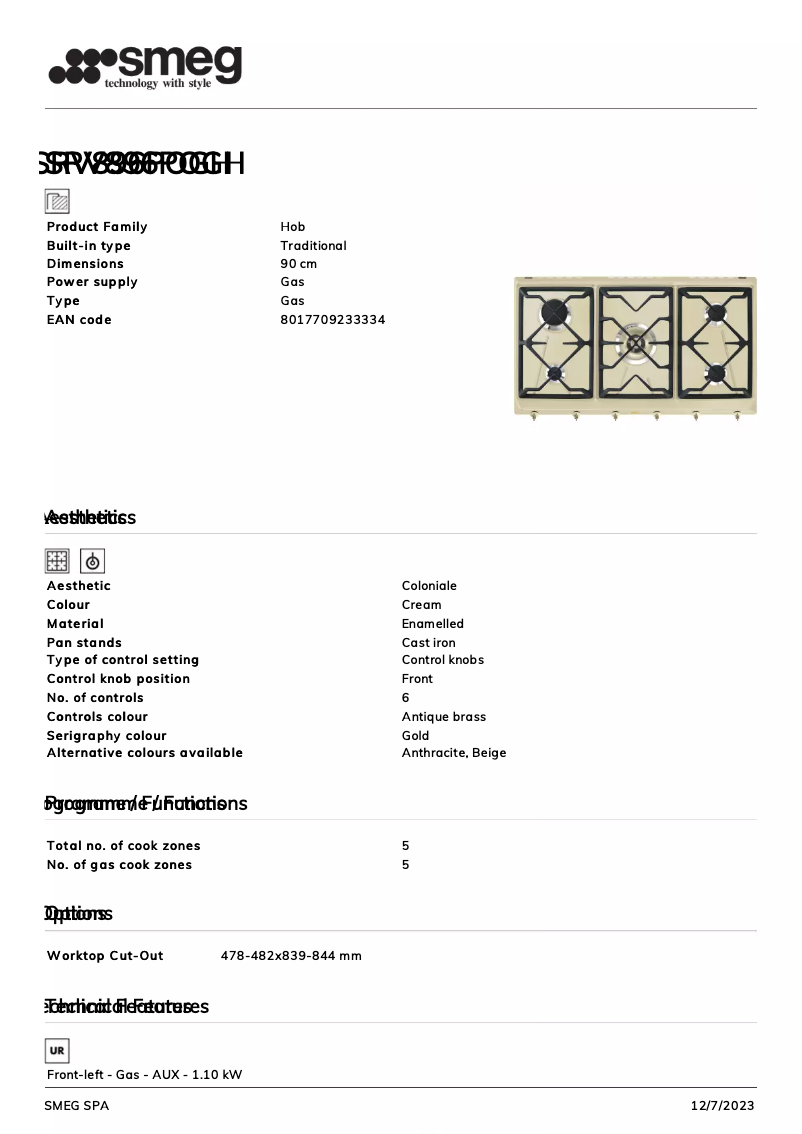 Imagen de la primera página del manual del dispositivo SRV896POGH