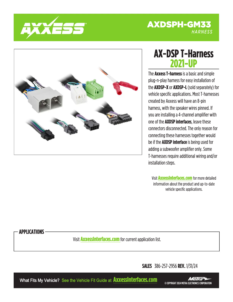 Imagen de la primera página del manual del dispositivo AXDSPH-GM33