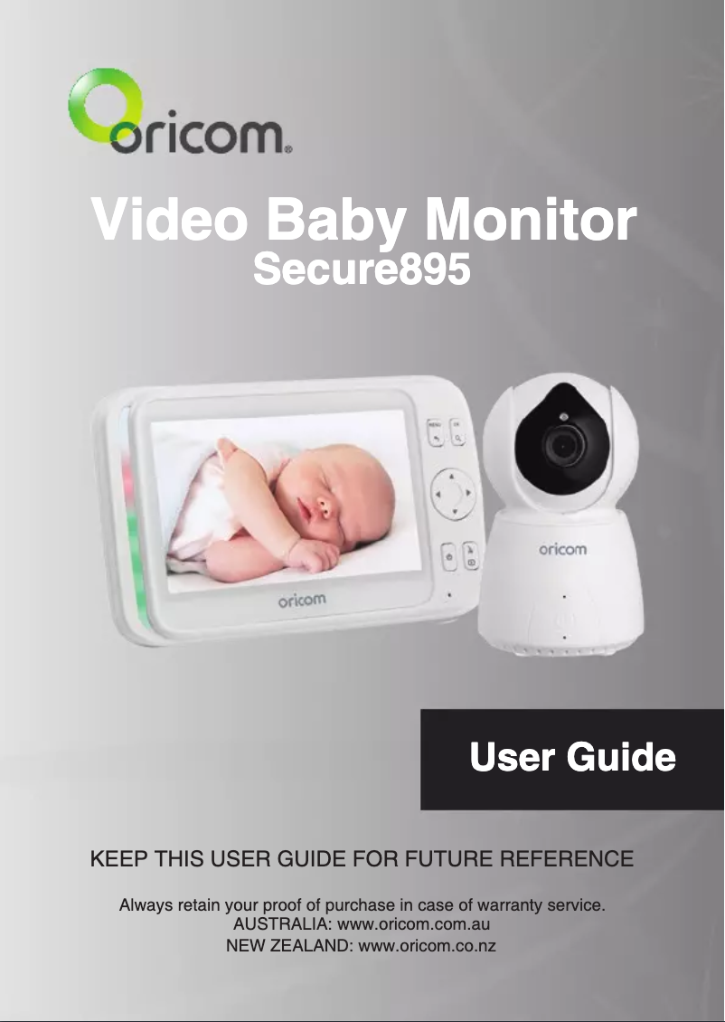 Imagen de la primera página del manual del dispositivo Secure 895