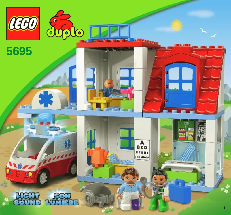 Página 1 del manual Manual de usuario Lego Duplo 5695