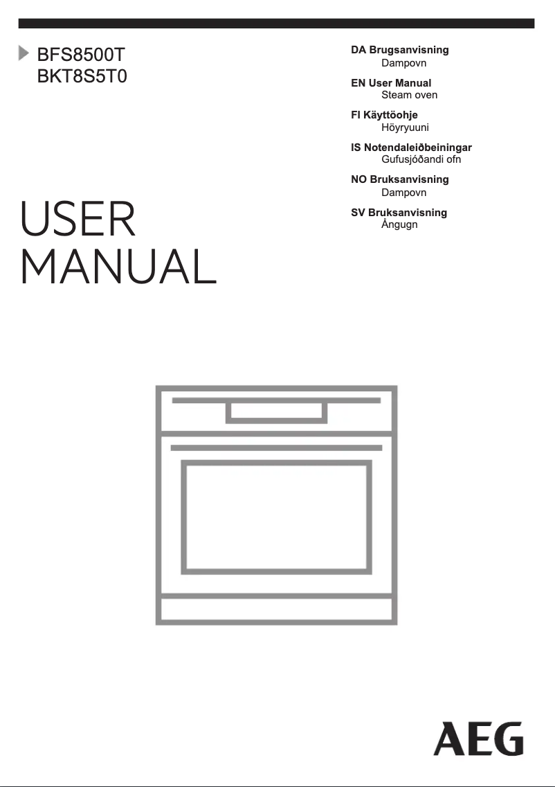 Imagen de la primera página del manual del dispositivo BKT8S5T0