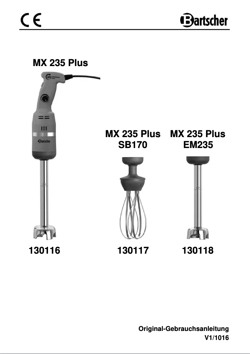Imagen de la primera página del manual del dispositivo MX 235 Plus