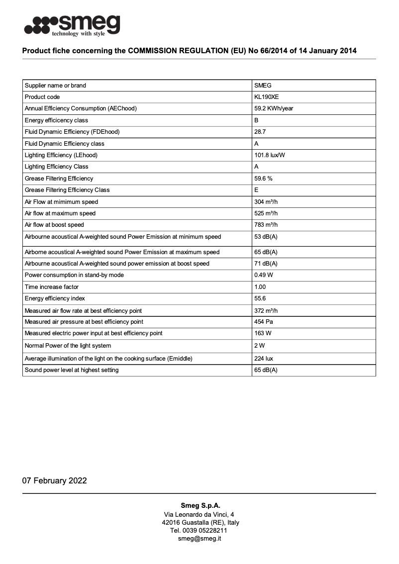 Imagen de la primera página del manual del dispositivo KL190XE