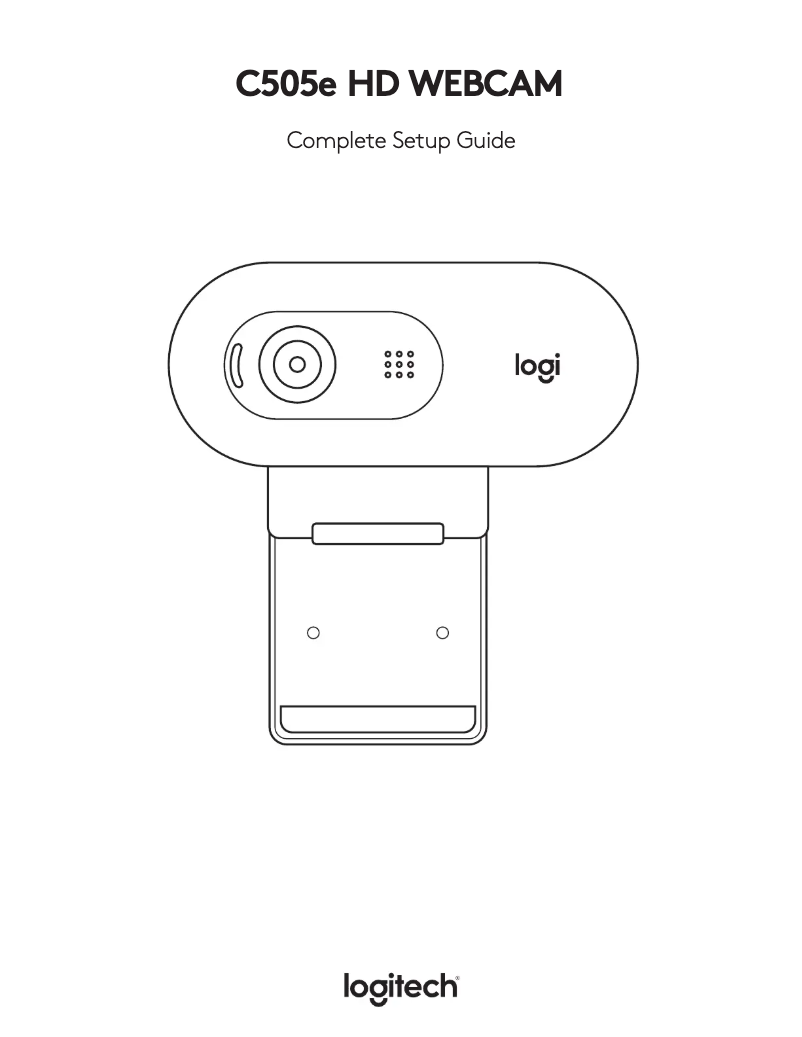 Página nº 1 - Manual de usuario Logitech C505e