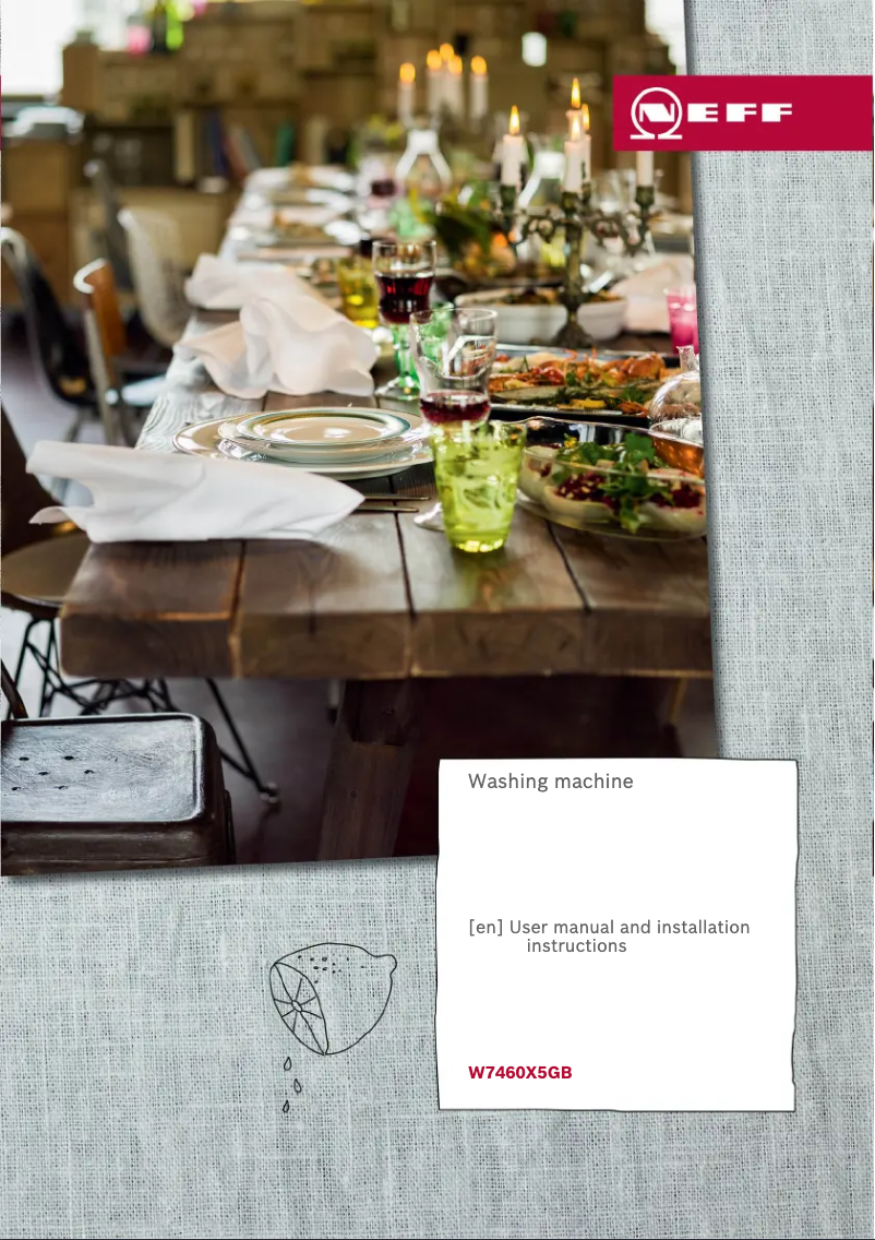 Imagen de la primera página del manual del dispositivo W7460X5GB