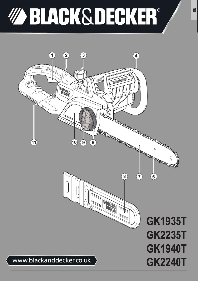 Imagen de la primera página del manual del dispositivo GK2240