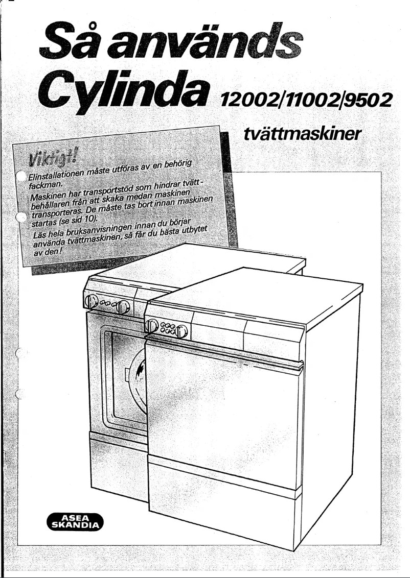 Página 1 del manual Manual de usuario Cylinda 9502