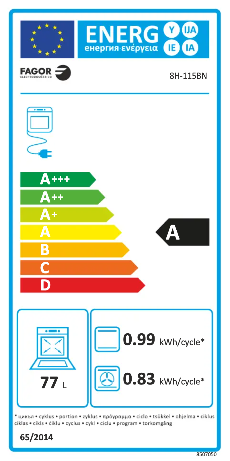 Imagen de la primera página del manual del dispositivo 8H-115BN