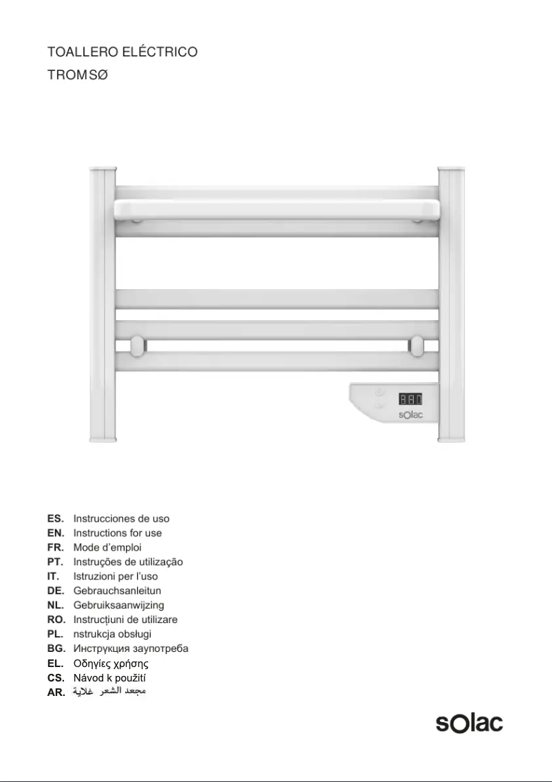 Imagen de la primera página del manual del dispositivo Tromsø TE8986