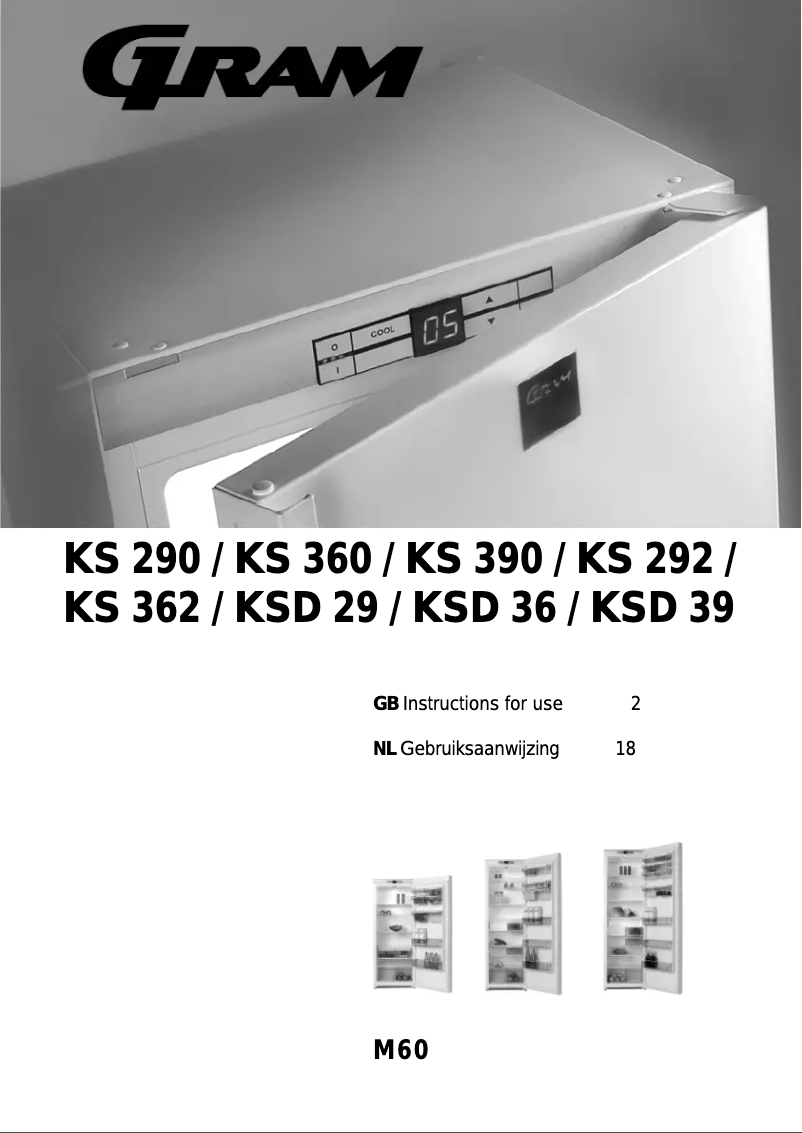 Página 1 del manual Manual de usuario Gram KS390