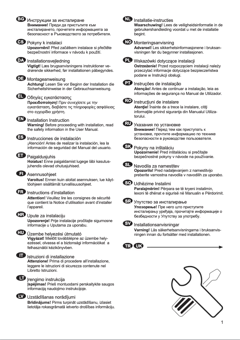 Imagen de la primera página del manual del dispositivo U4F082F1