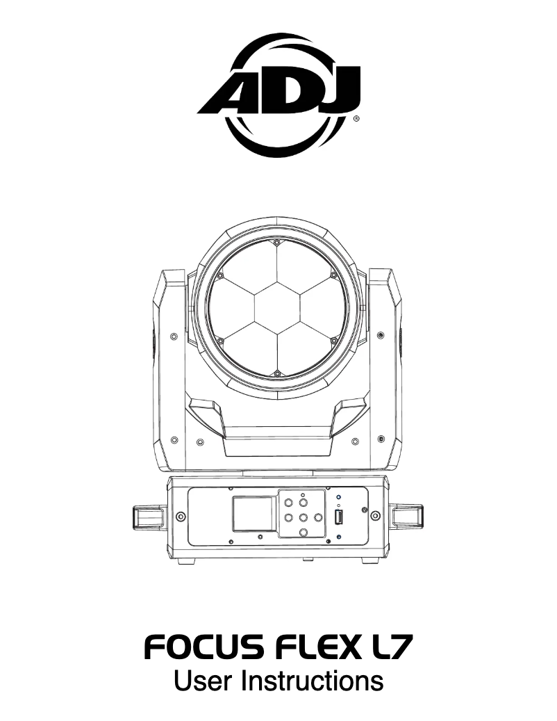 Página 1 del manual Manual de usuario Adj Focus Flex L7