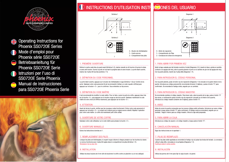 Imagen de la primera página del manual del dispositivo SS0720E
