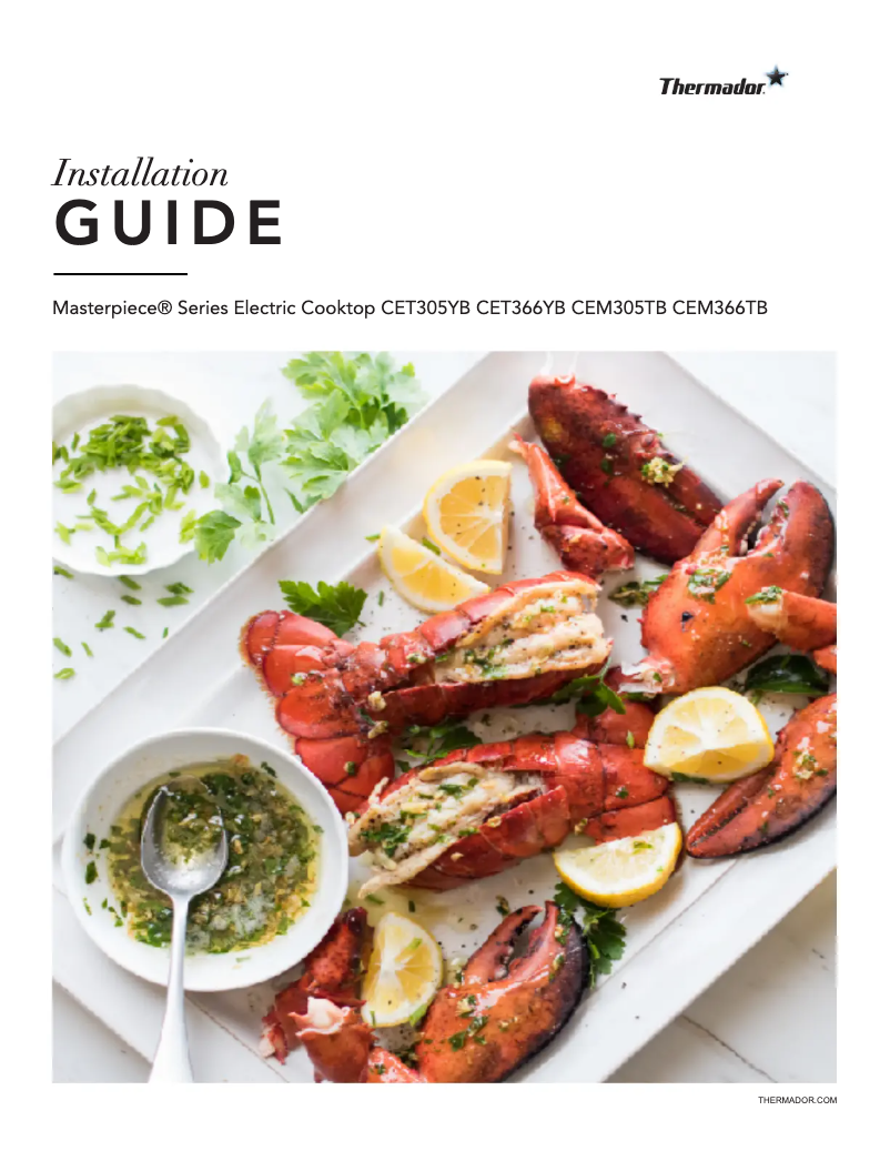 Imagen de la primera página del manual del dispositivo CET366YB