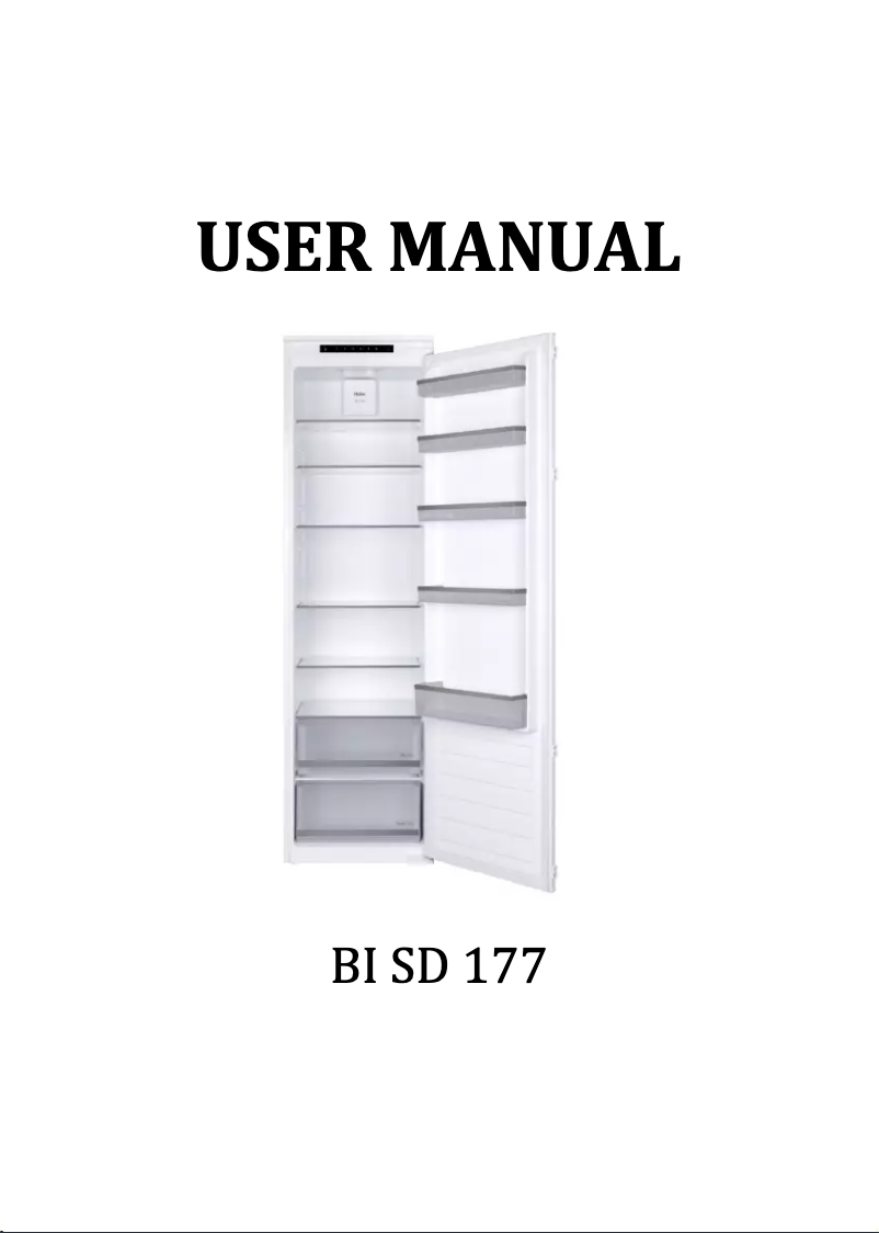 Página 1 del manual Manual de usuario Candy CMS518EW