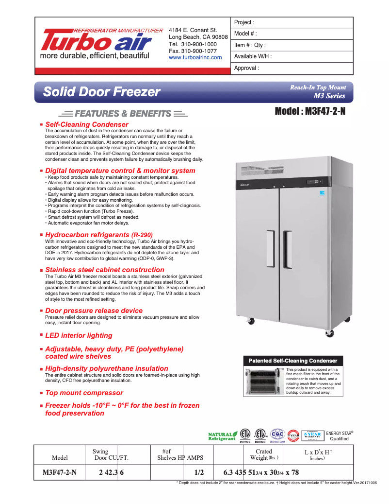 Imagen de la primera página del manual del dispositivo M3F47-2